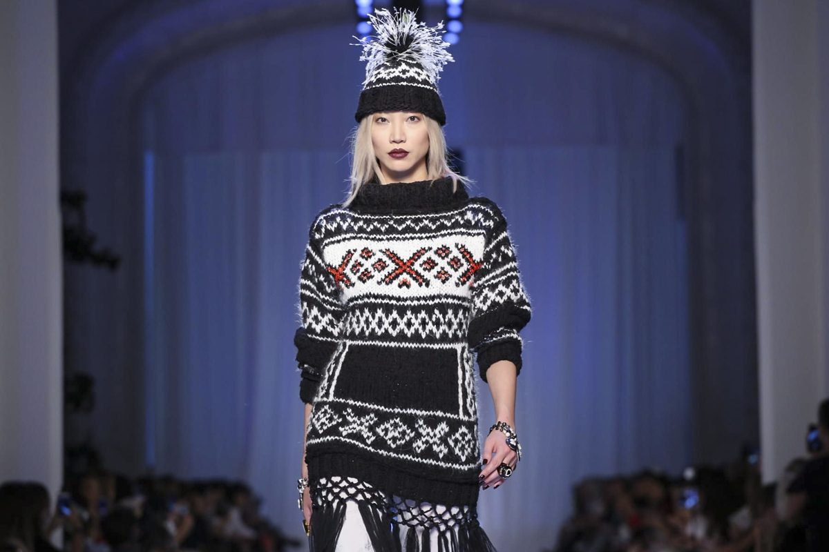 Лыжная экипировка на показе Jean Paul Gaultier Couture FW'17-18