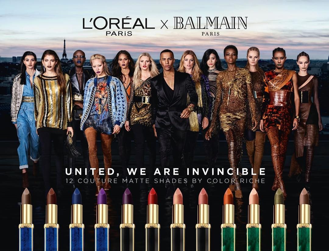 Balmain и L’Oréal Paris создали помады для модных воительниц