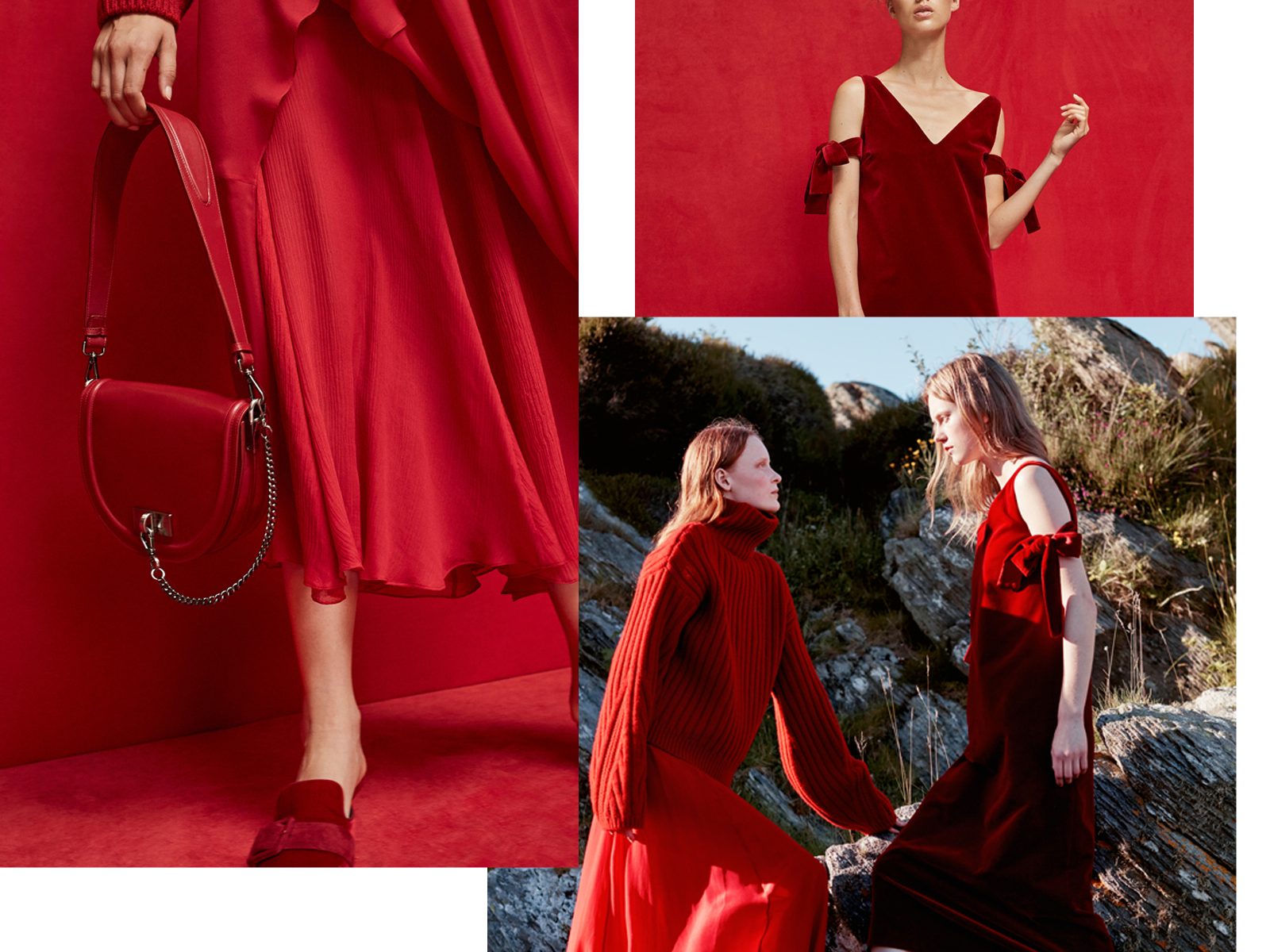 Жарким пламенем: самый трендовый оттенок в осенней коллекции Massimo Dutti