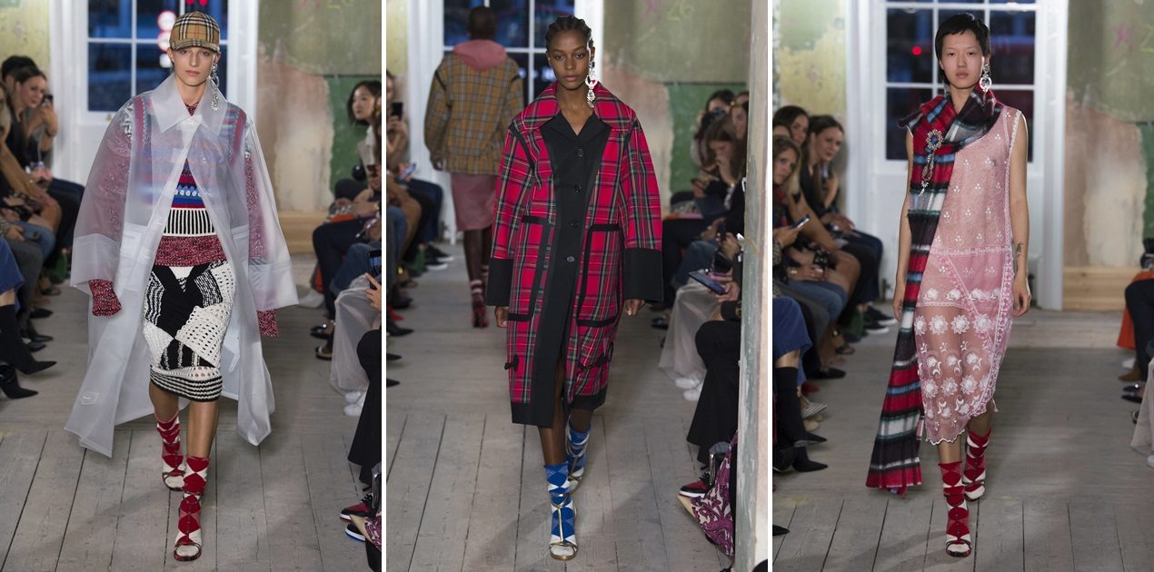 Эклектика по-британски в коллекции Burberry SS'18