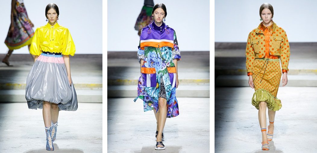 Парашюты и цветы в коллекции Mary Katrantzou SS’18