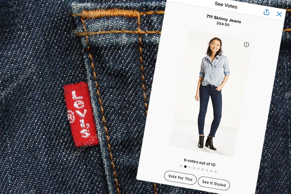 Как персонализировать джинсы Levi's с помощью виртуального стилиста