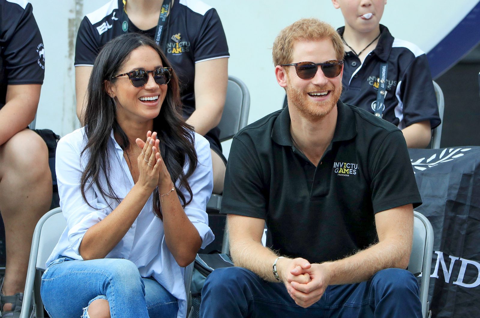 USA Rights Only - Toronto, Canada - 9/25/2017 - Prince Harry and Meghan Markle at the 2017 Invictus Games -PICTURED: Prince Harry and Meghan Markle -PHOTO by: Danny Lawson/PA Images/INSTARimages.com Editorial Rights Managed Image - Please contact www.INSTARimages.com for licensing fee and rights: North America Inquiries: email sales@instarimages.com or call 212.414.0207 - UK Inquiries: email ben@instarimages.com or call + 7715 698 715 - Australia Inquiries: email sarah@instarimages.com.au or call +02 9660 0500 - for any other Country, please email sales@instarimages.com. Image or video may not be published in any way that is or might be deemed defamatory, libelous, pornographic, or obscene / Please consult our sales department for any clarification or question you may have - http://www.INSTARimages.com reserves the right to pursue unauthorized users of this image or video. If you are in violation of our intellectual property you may be liable for actual damages, loss of income, and profits you derive from the use of this image or video, and where appropriate, the cost of collection and/or statutory damage.