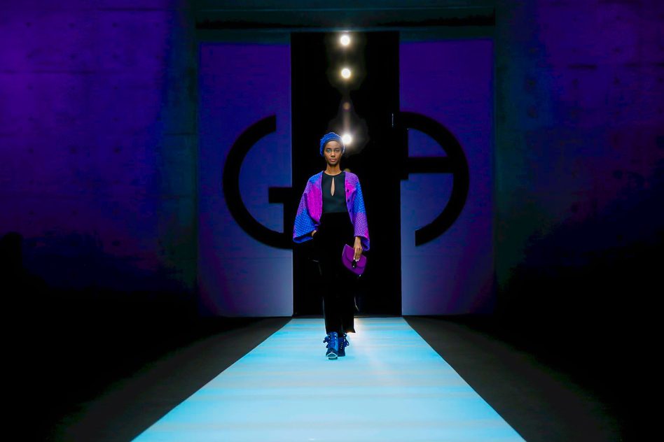 Все оттенки серого в коллекции Giorgio Armani FW’18/19