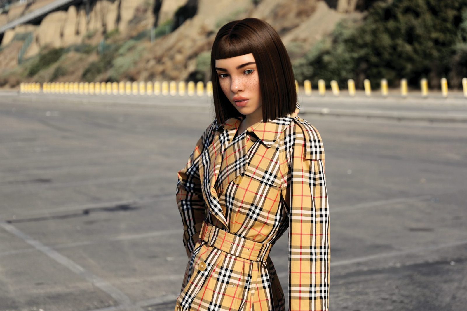 Цифровая супермодель Lil Miquela впервые снялась для журнала V magazine