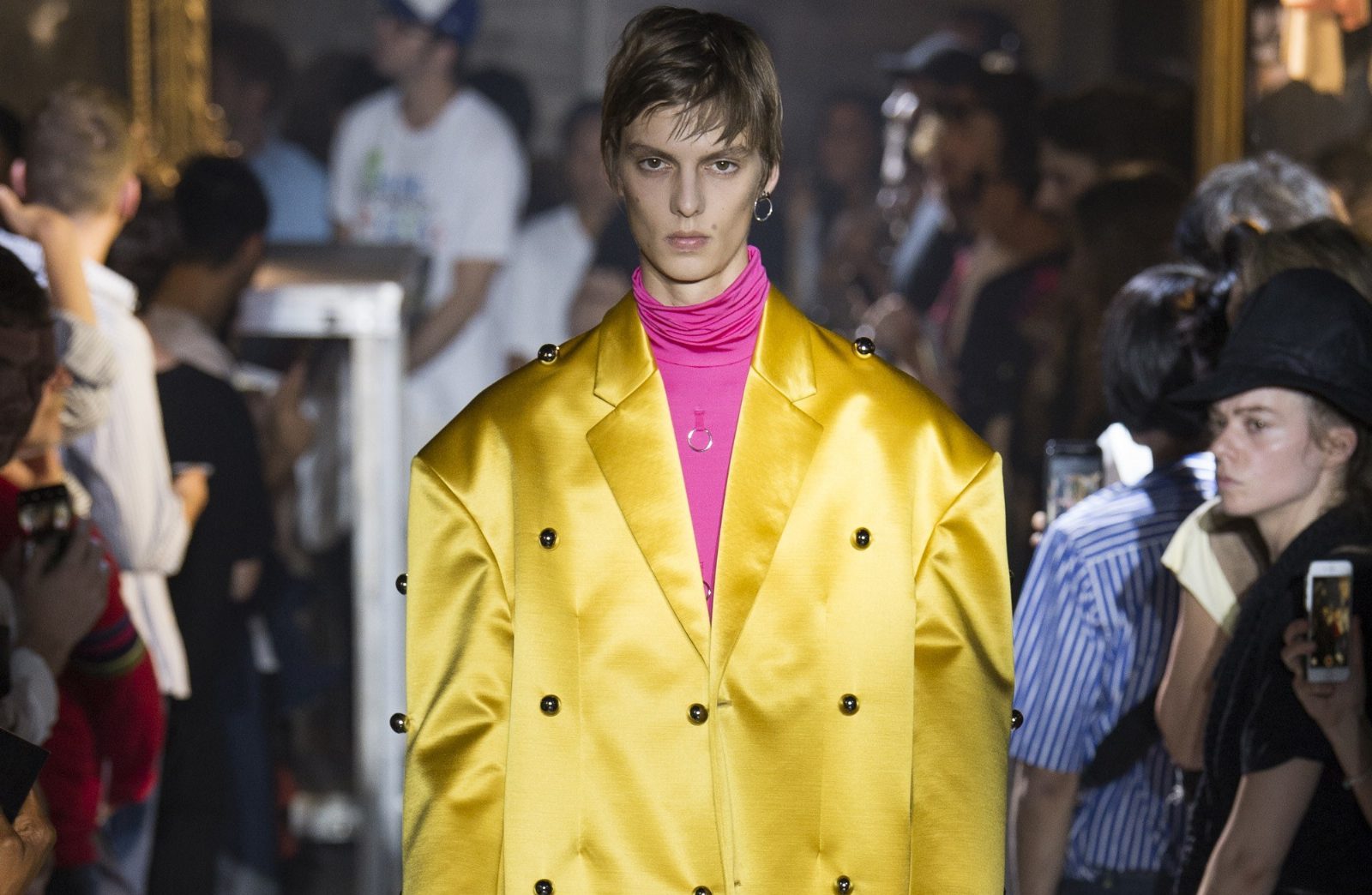 Влияние творчества Ива Сен-Лорана на коллекцию Raf Simons Menswear SS’19