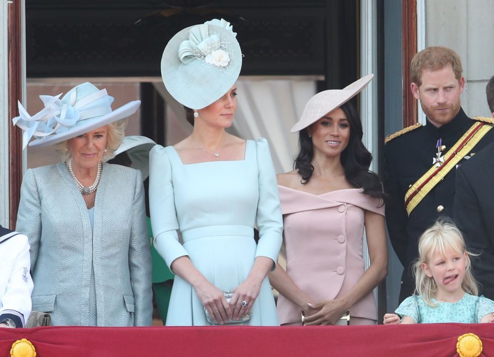 В чем появились Меган Маркл и Кейт Миддлтон на параде Trooping the Colour?