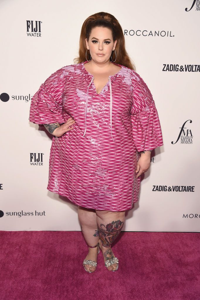 NEW YORK, NY - SEPTEMBER 06: Model Tess Holliday attends the Daily Front Row's 2018 Fashion Media Awards at Park Hyatt New York on September 6, 2018 in New York City. (Photo by Gary Gershoff/WireImage)