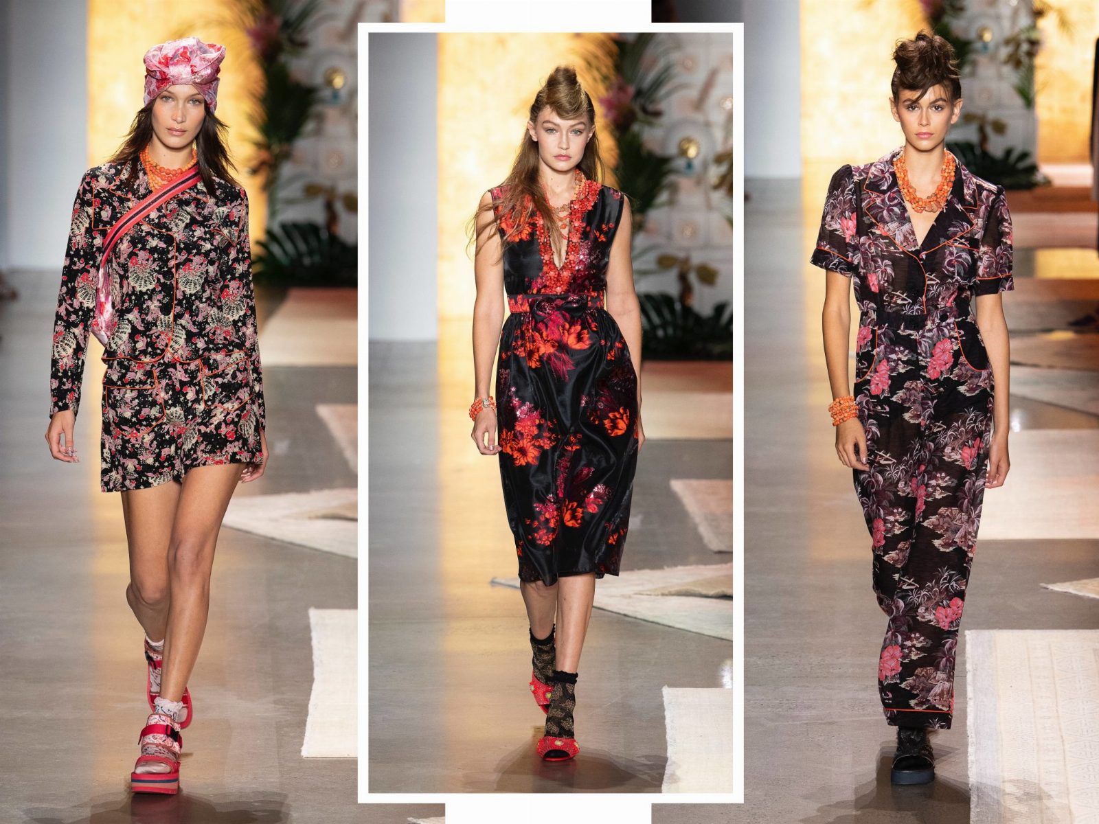 Цветочная россыпь в коллекции Anna Sui SS'19