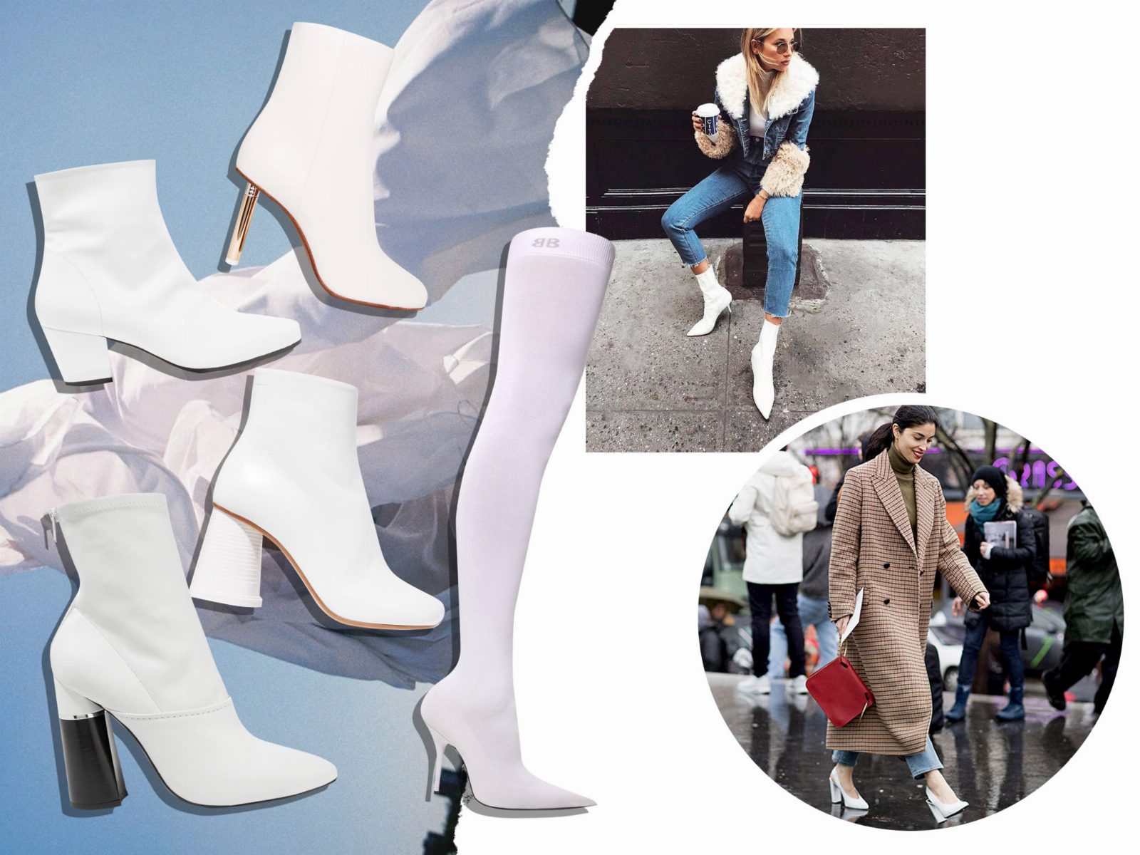 Белым по белому: 20 пар светлой обуви на примере звезд streetstyle