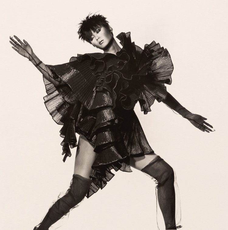 Issey+Miyake+Seaweed+Dress,+New+York,+1987+(Platin…