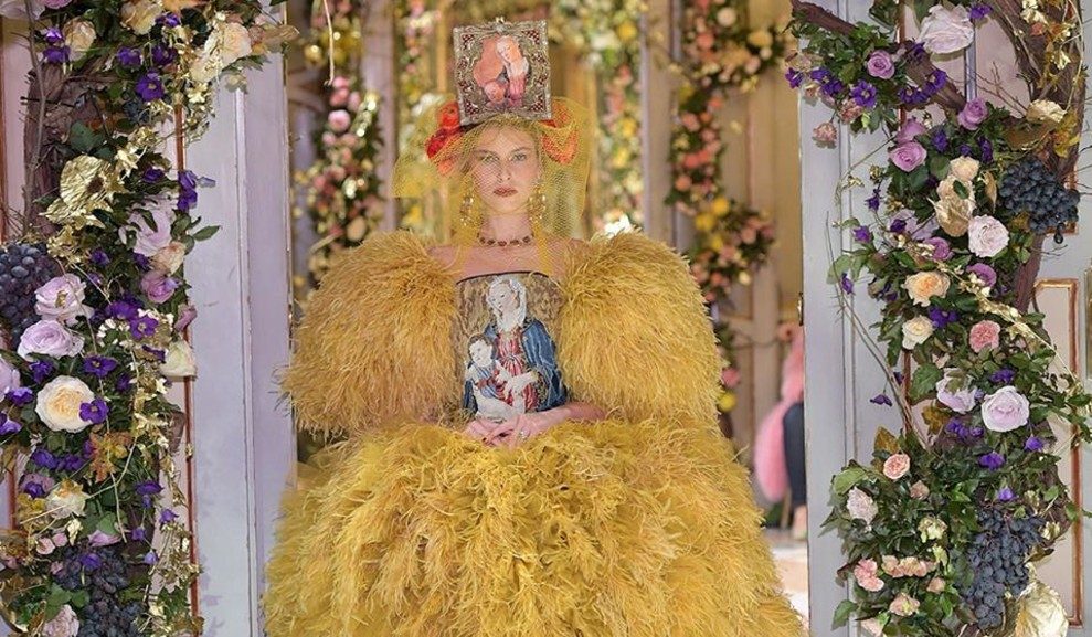 История итальянского искусства в коллекции Dolce & Gabbana Alta Moda