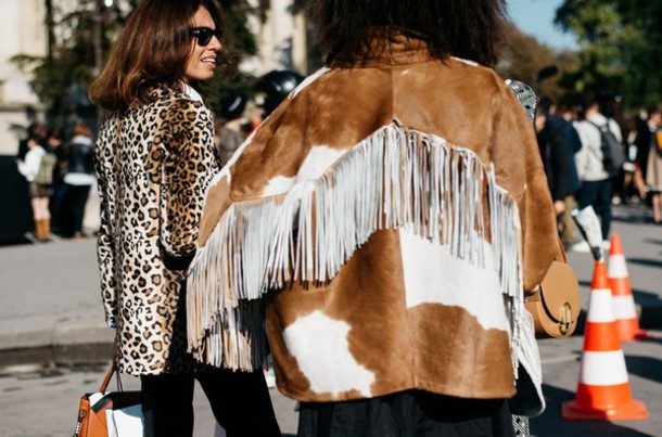 pd7y8r-l-610x610-jacket-fashion+week+street+style-fashion+week+2016-fashion+week-paris+fashion+week+2016-printed+jacket-fringes-fringed+jacket-cow+print-leopard+print-streetstyle-tumblr