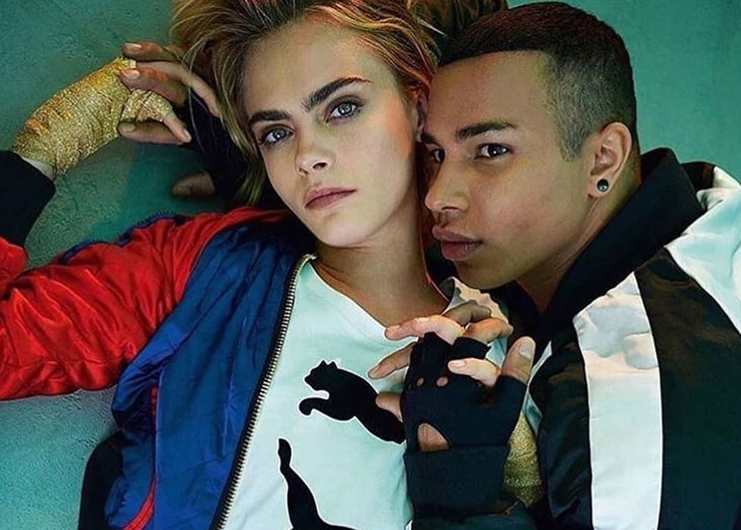 Balmain, Puma и Кара Делевинь создали совместную коллекцию с обычными людьми в роли моделей