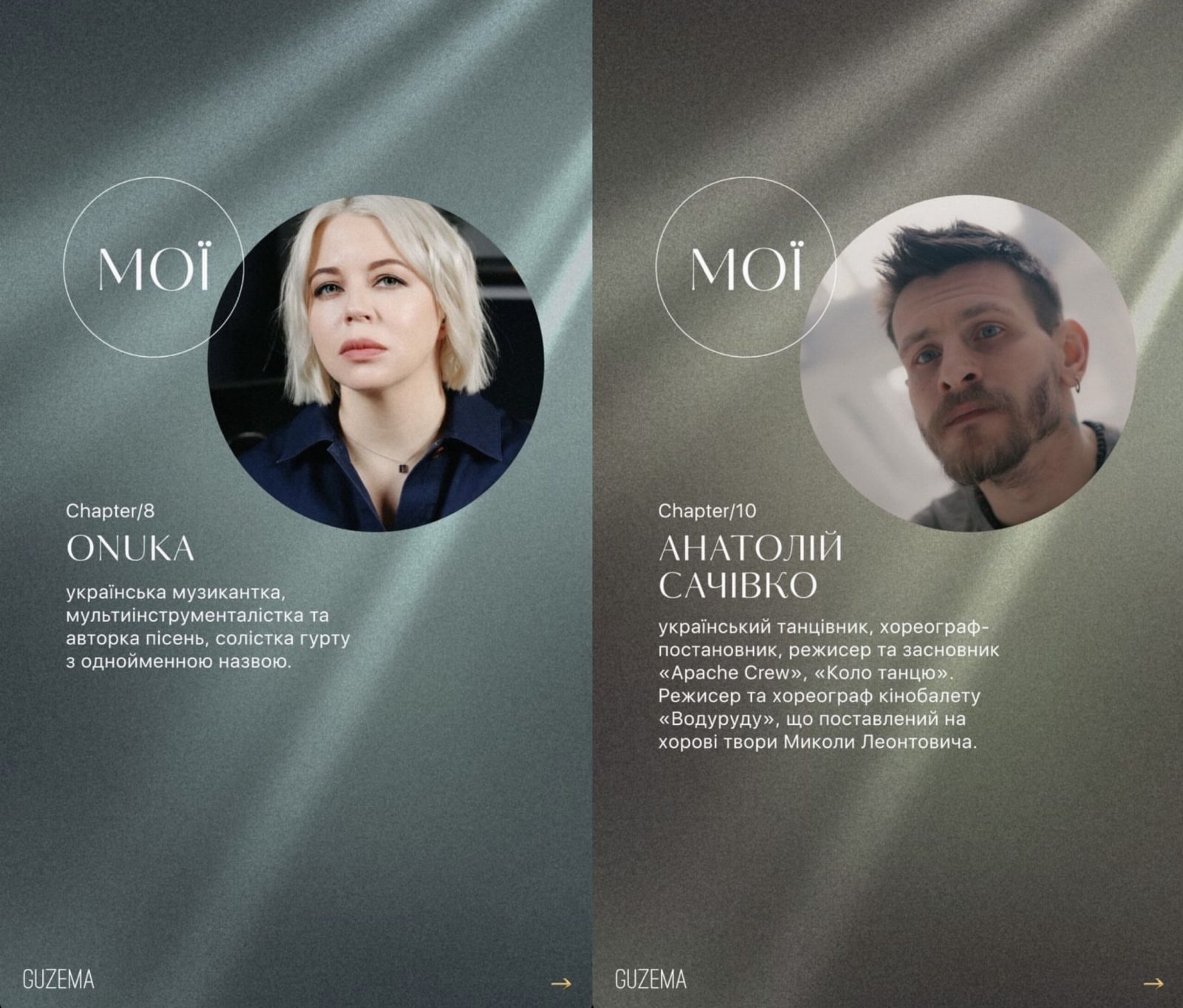 ONUKA та Анатолій Сачівко для «МОЇ»  Guzema Fine Jewelry