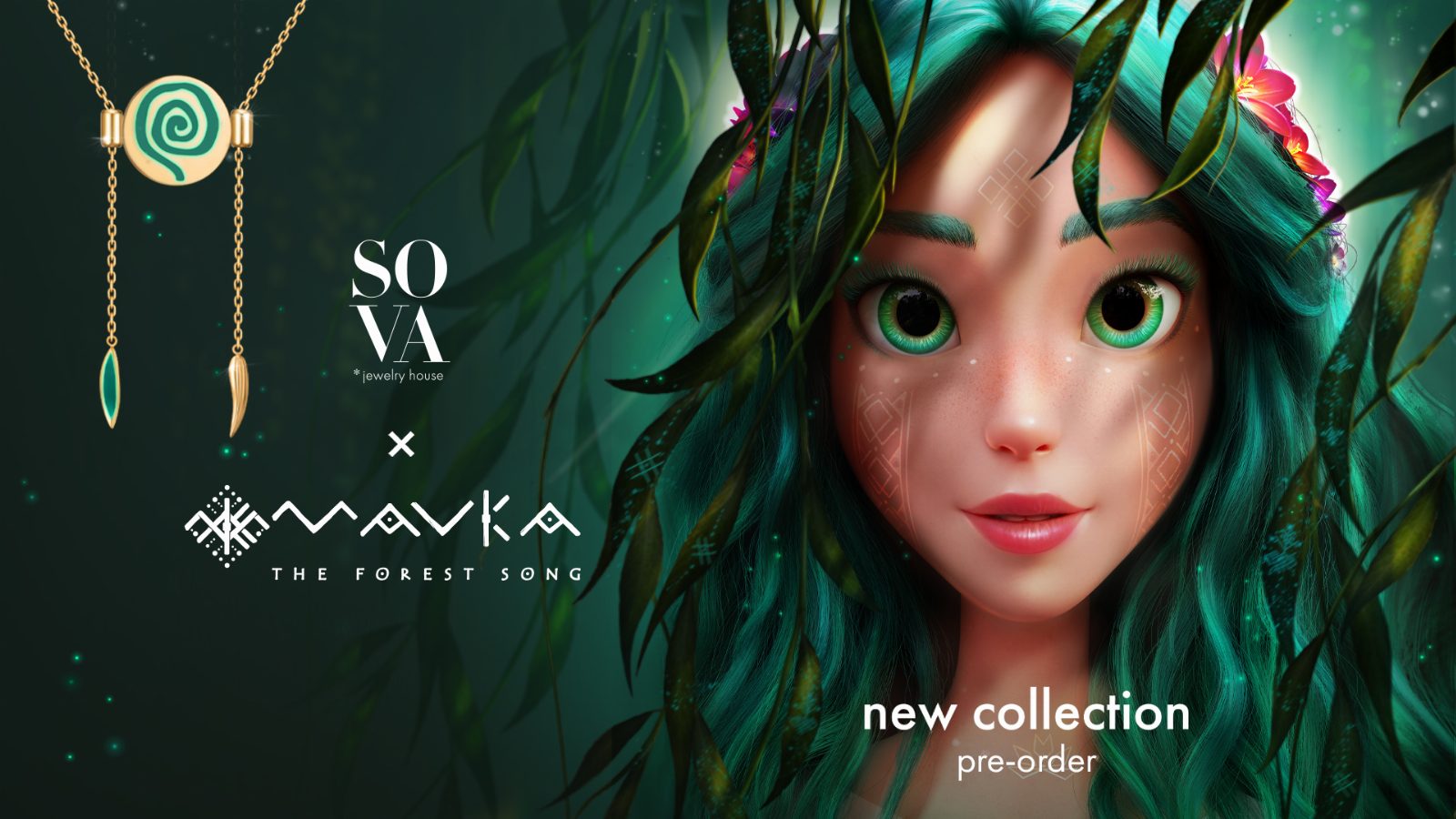 Світло подолає темряву: прикраси SOVA X «Мавка. Лісова пісня»